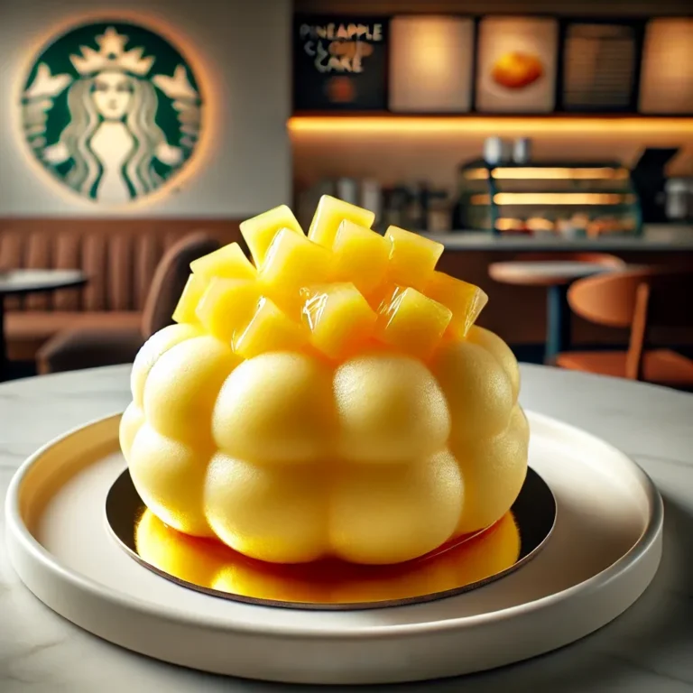 Starbucks Pineapple Cloud Cake – tropical pineapple dessert slice