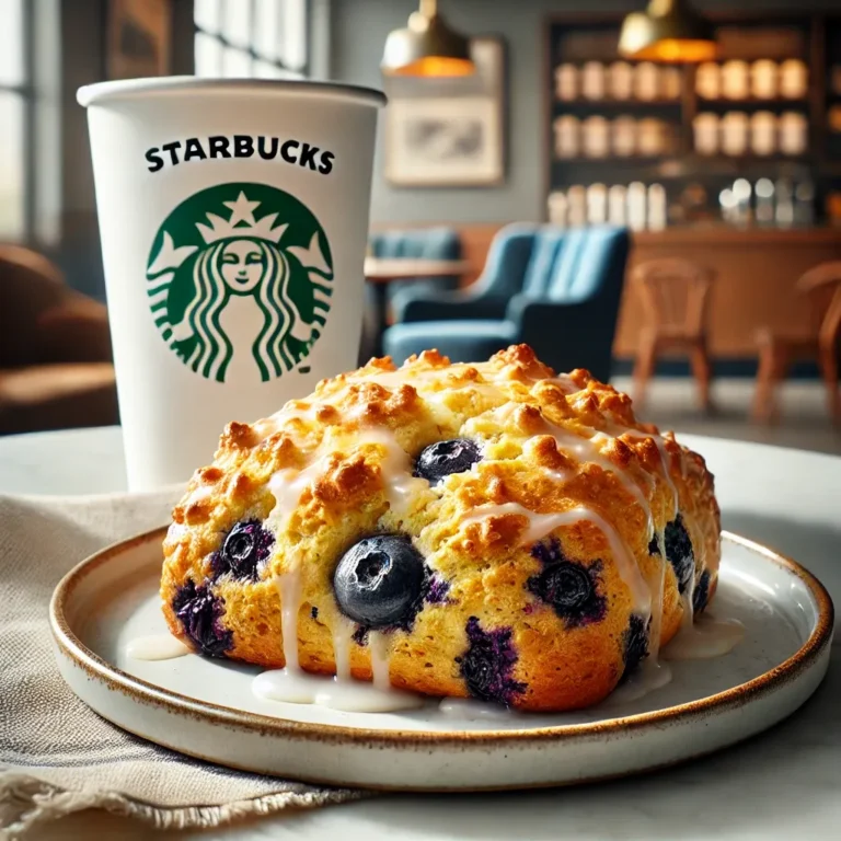 Starbucks Blueberry Scone – baked scone with blueberries