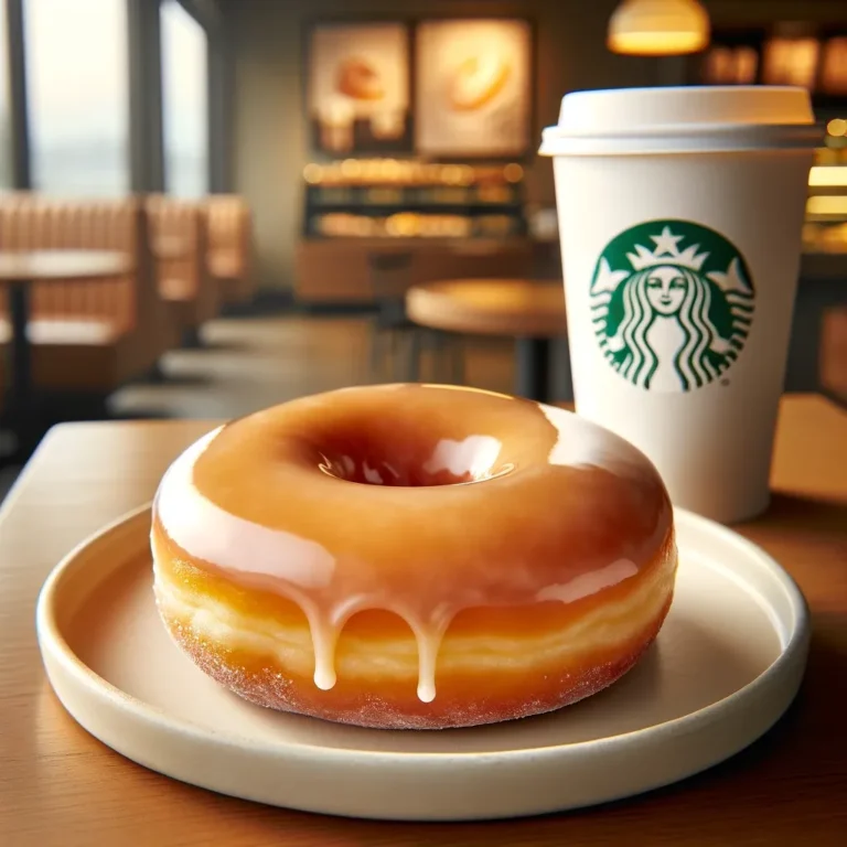 Starbucks Glazed Doughnut – soft doughnut with sweet glaze